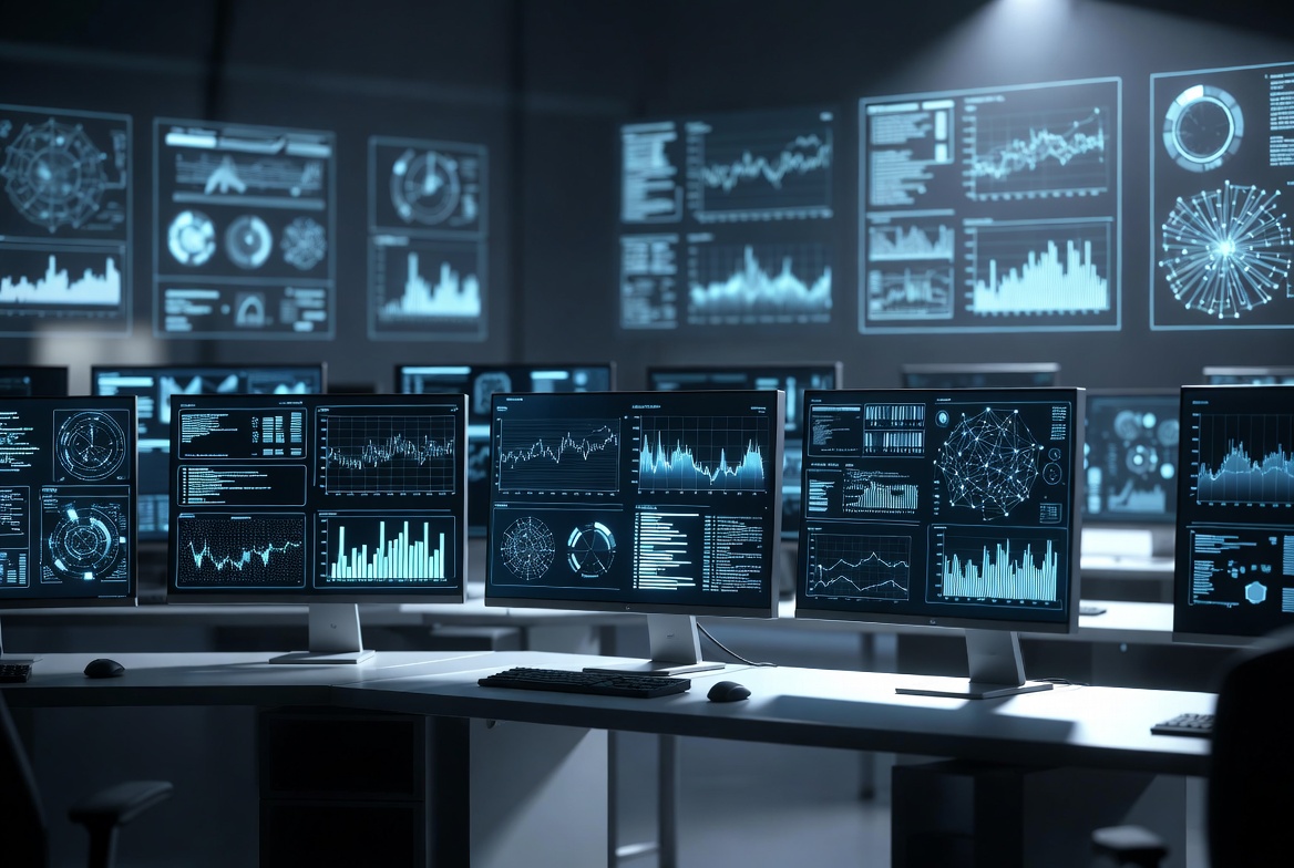 A distributed engineering team collaborating through async dashboards instead of video calls